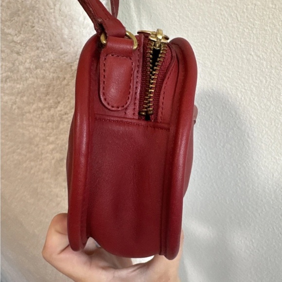 Vintage Coach Chester Canteen Red Crossbody Bag 9982 - Picture 4 of 9